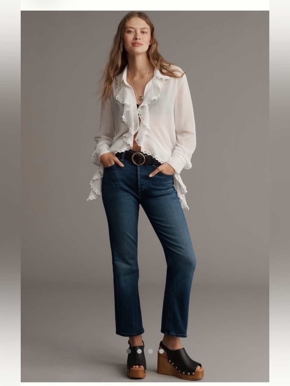 Mother the Tripper Ankle Jeans Homecoming High